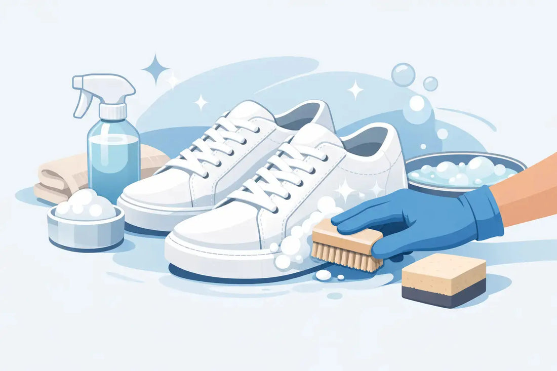 How to Clean White Leather Sneakers Safely