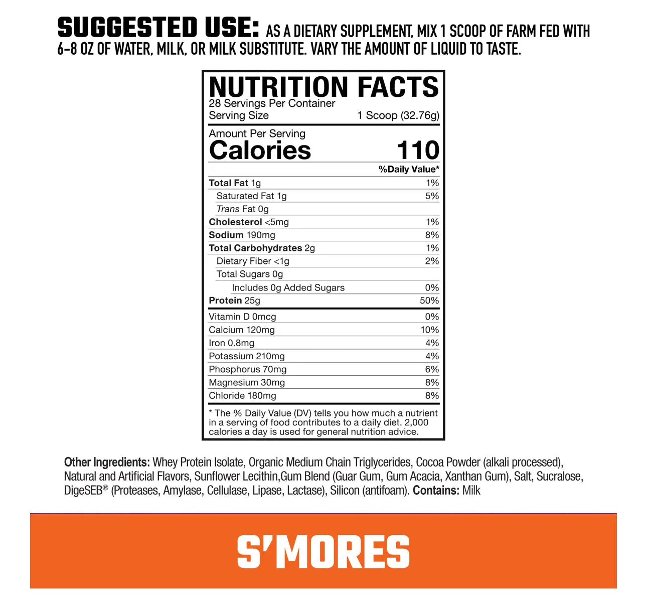 BulkBully Supplements Axe & Sledge Farm Fed whey isolate protein powder container, showing label and product packaging.