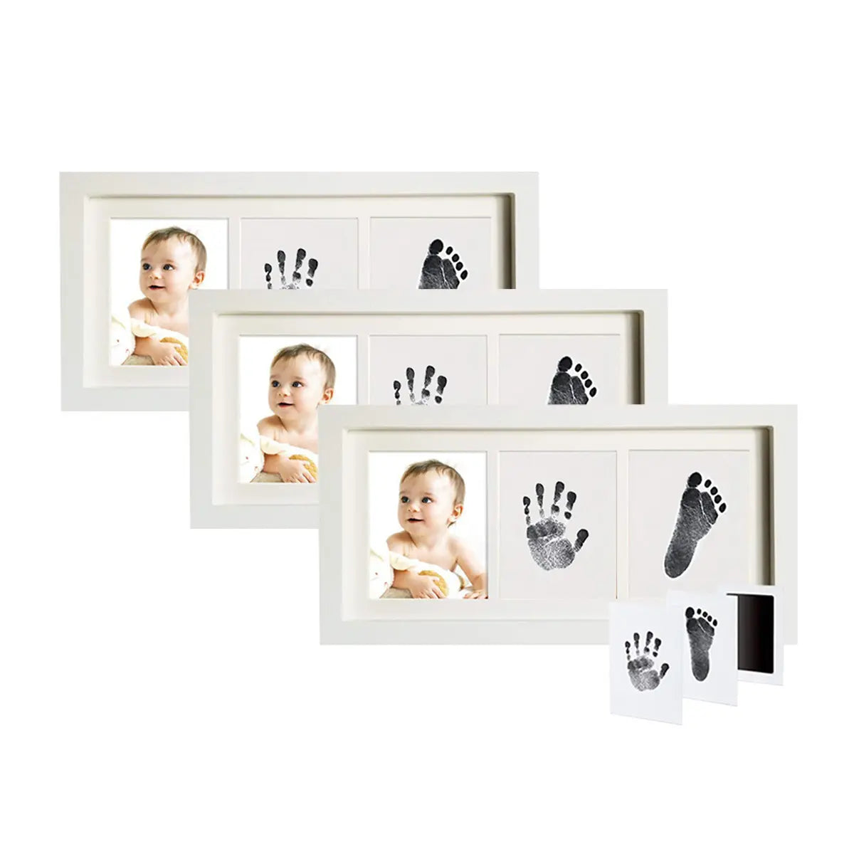 Jhonnyshop Inkprint Keepsake Frame displaying a personalized ink print and decorative border, ideal for preserving special memories.