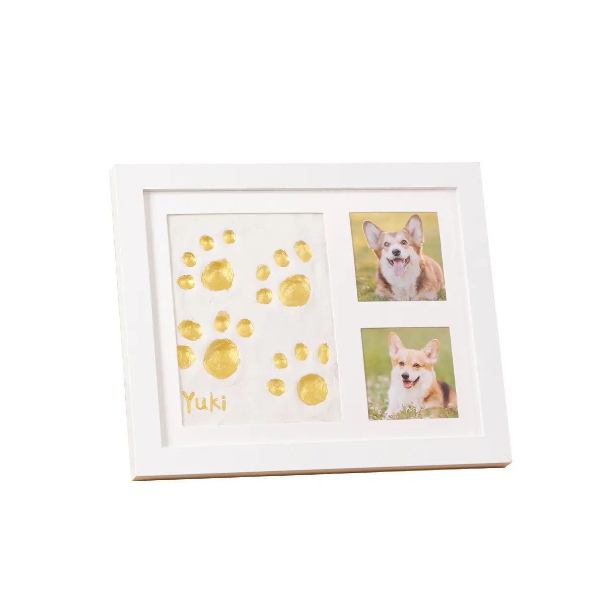 Inkprint Keepsake Frame by Jhonnyshop showing a framed inkprint artwork with a decorative border and a wooden stand.